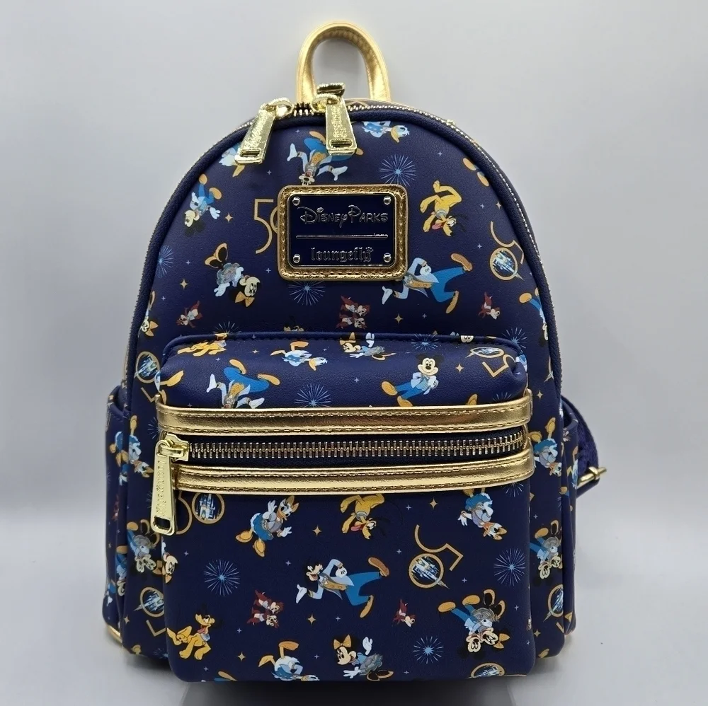 Loungefly Walt Disney World 50th Anniversary Celebration Backpack